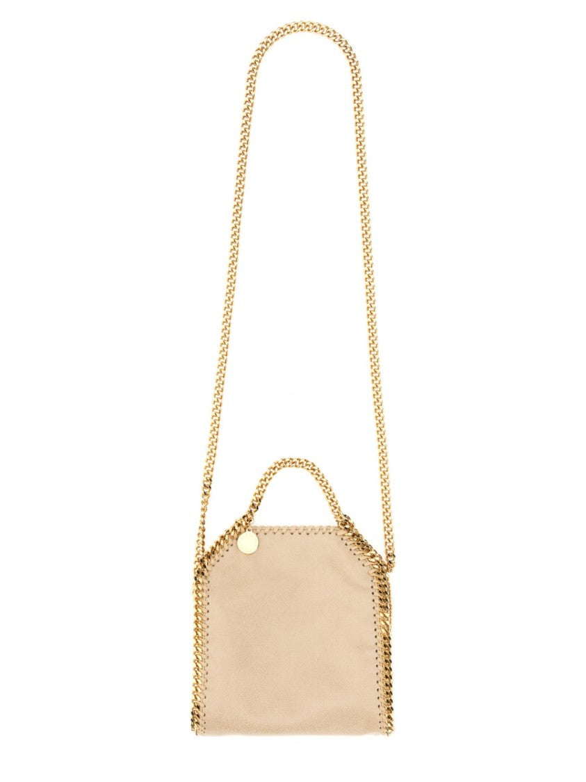 Stella Mccartney Structured Handbag With Gold-Tone Chain Details