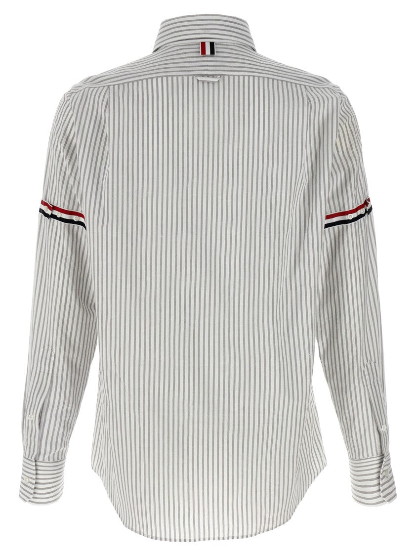 Thom Browne Button-Down Striped Oxford Shirt
