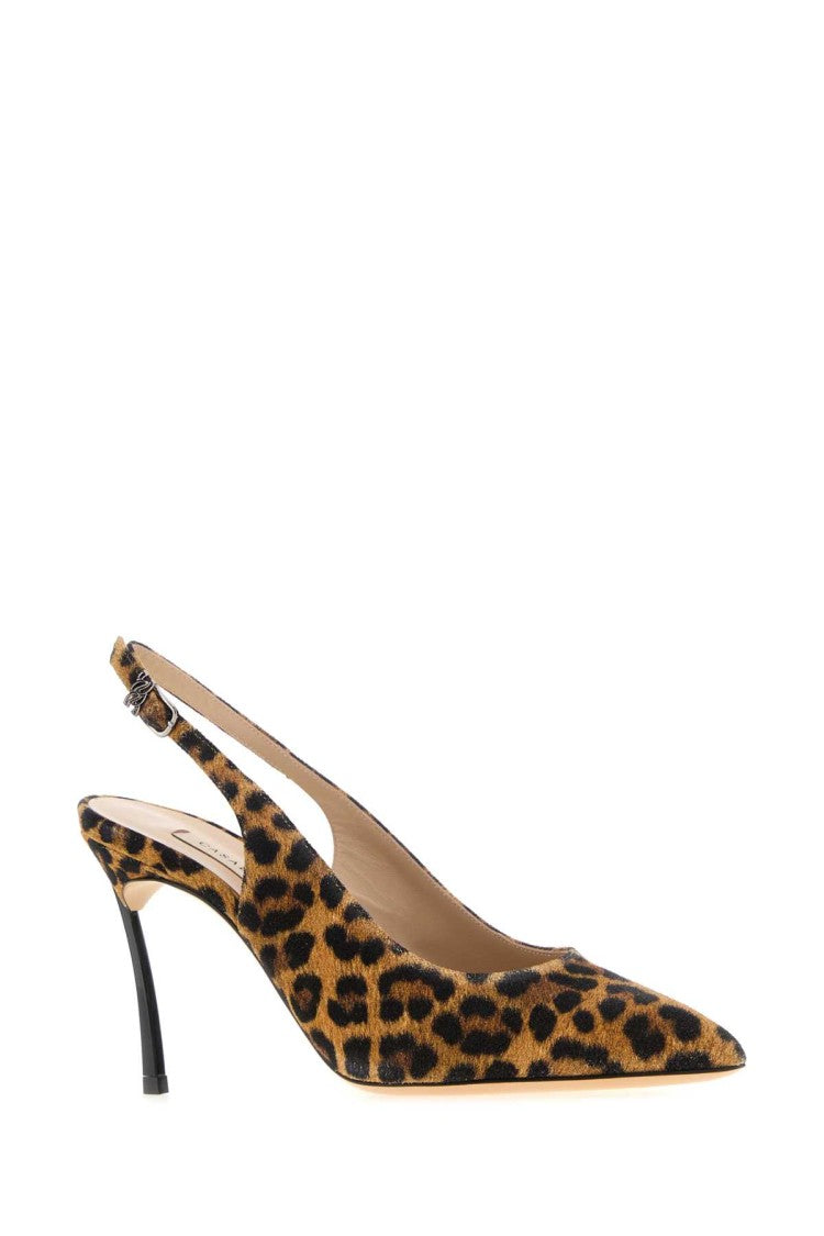 Casadei Printed Suede Malesia Pumps