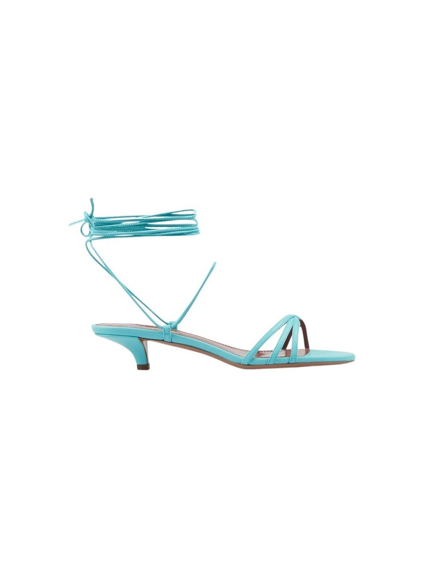 Paris Texas Linda Lace Up Sandal Turquoise
