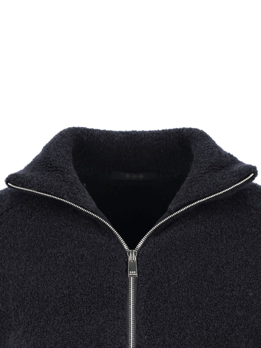 Tatras Zip Sweater – Black
