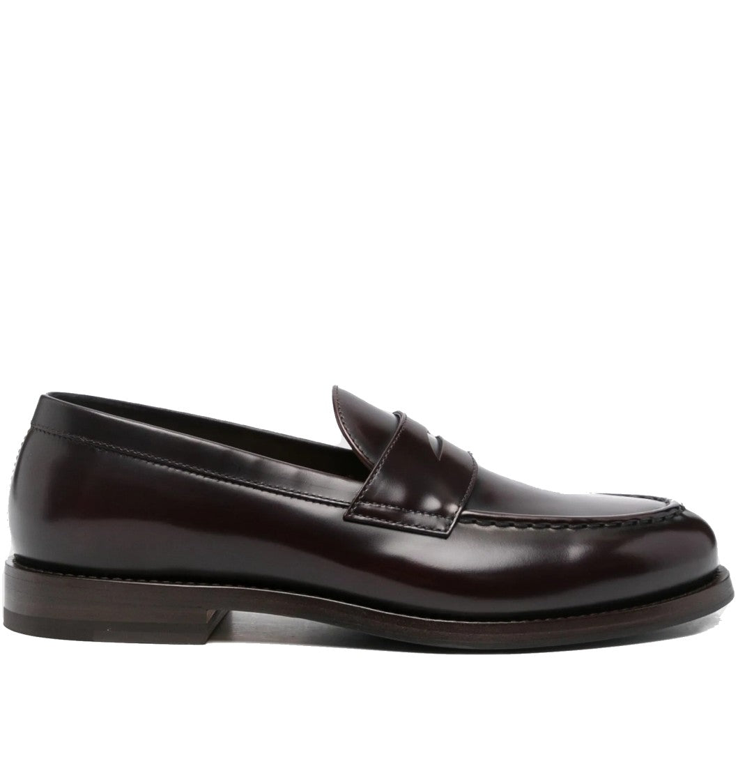 Henderson Classic Black Calf Leather Loafers