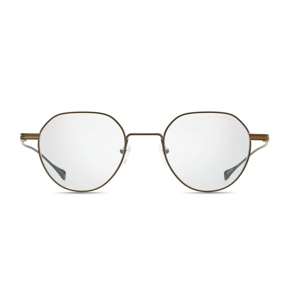 Dita Lancier Ultralight Bronze Titanium Optical Frames With Geometric Contours
