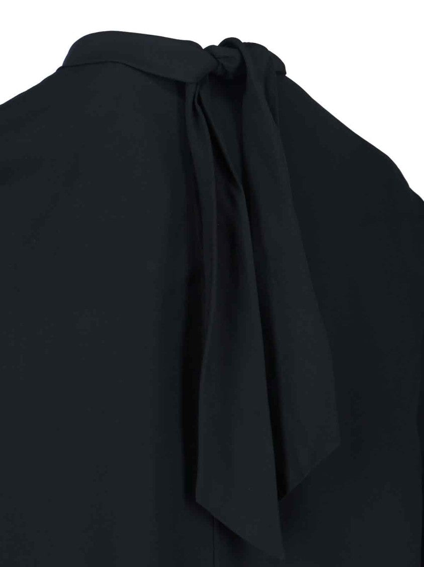 Aspesi Minimalist Black Top With Clean Silhouette