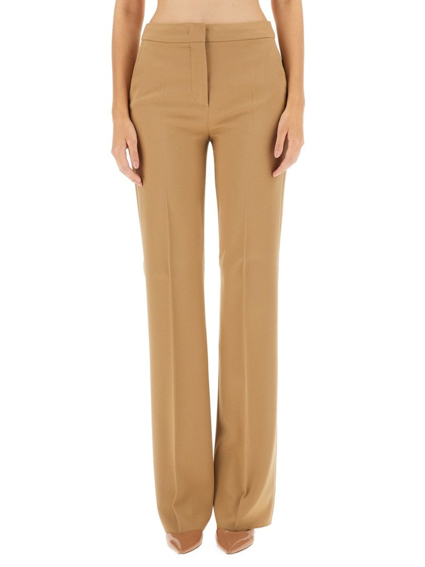 Max Mara Straight Leg Pants With Tailored Silhouette