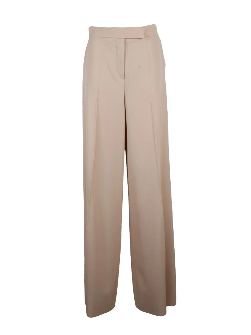 Max Mara Max Mara Ninfa Virgin Wool Trousers - Beige