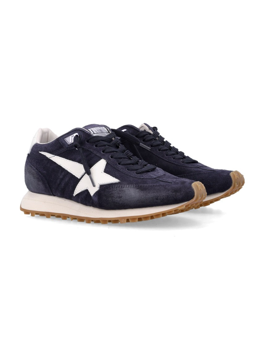 Golden Goose Low-Top Suede Sneakers With White Star Detail