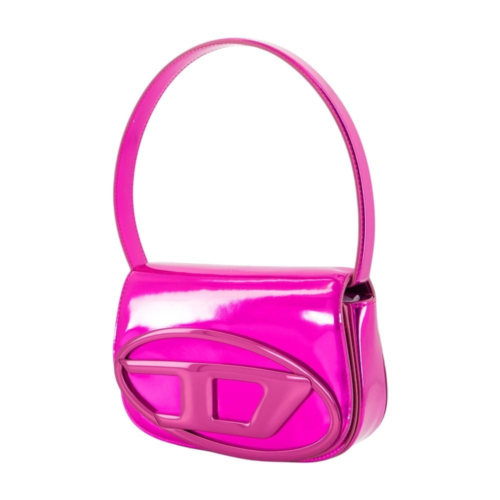 Diesel 1Dr Shoulder Bag - Leather - Fushia