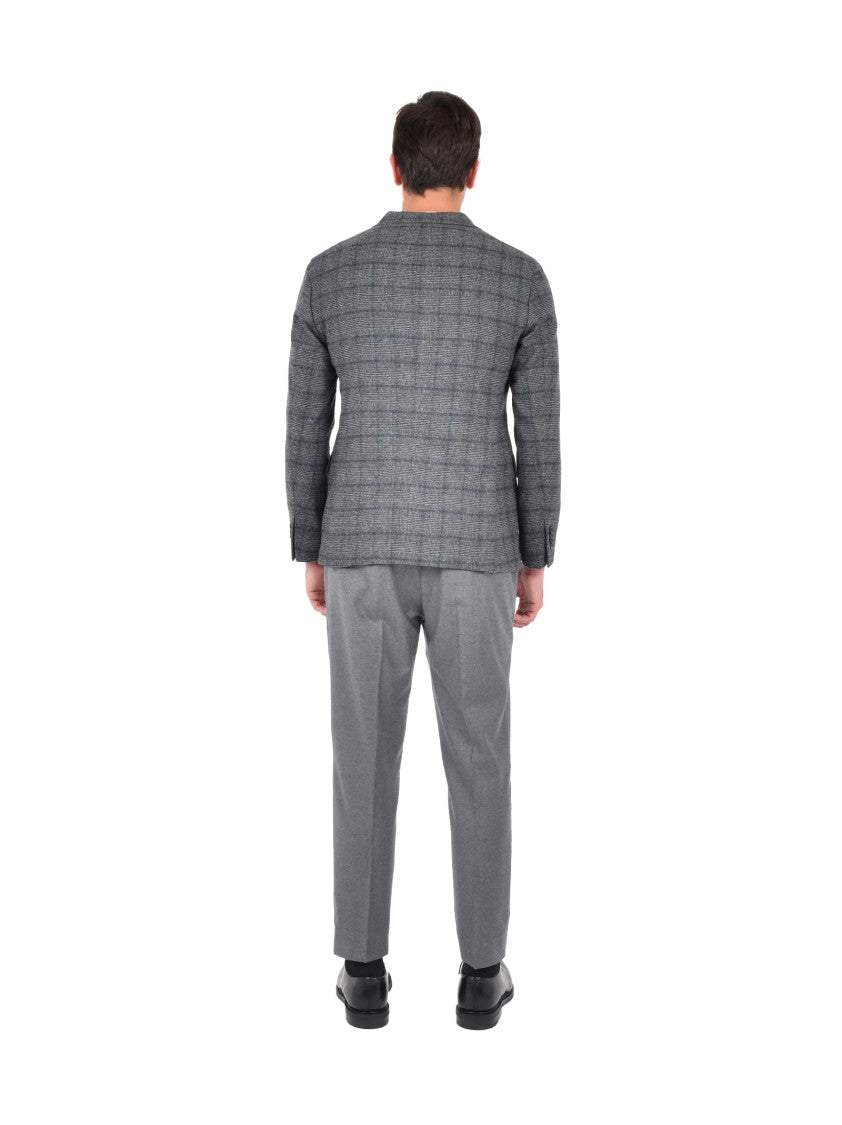 Boglioli Double-Breasted Prince Of Wales Jacket