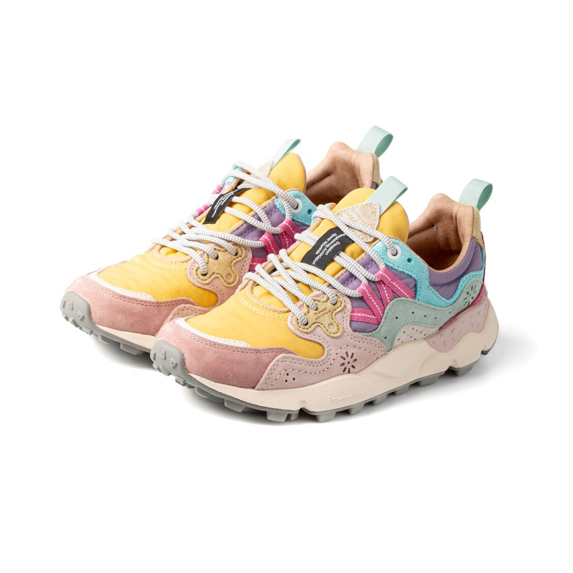 Flower Mountain Yamano 3 Woman Pink/ Ocher/ Light Pink Sneakers