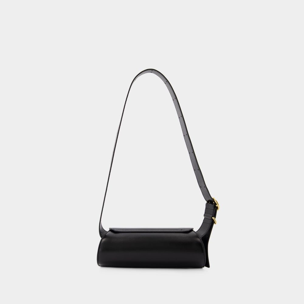Jil Sander Cannolo Mini Purse - Leather - Black