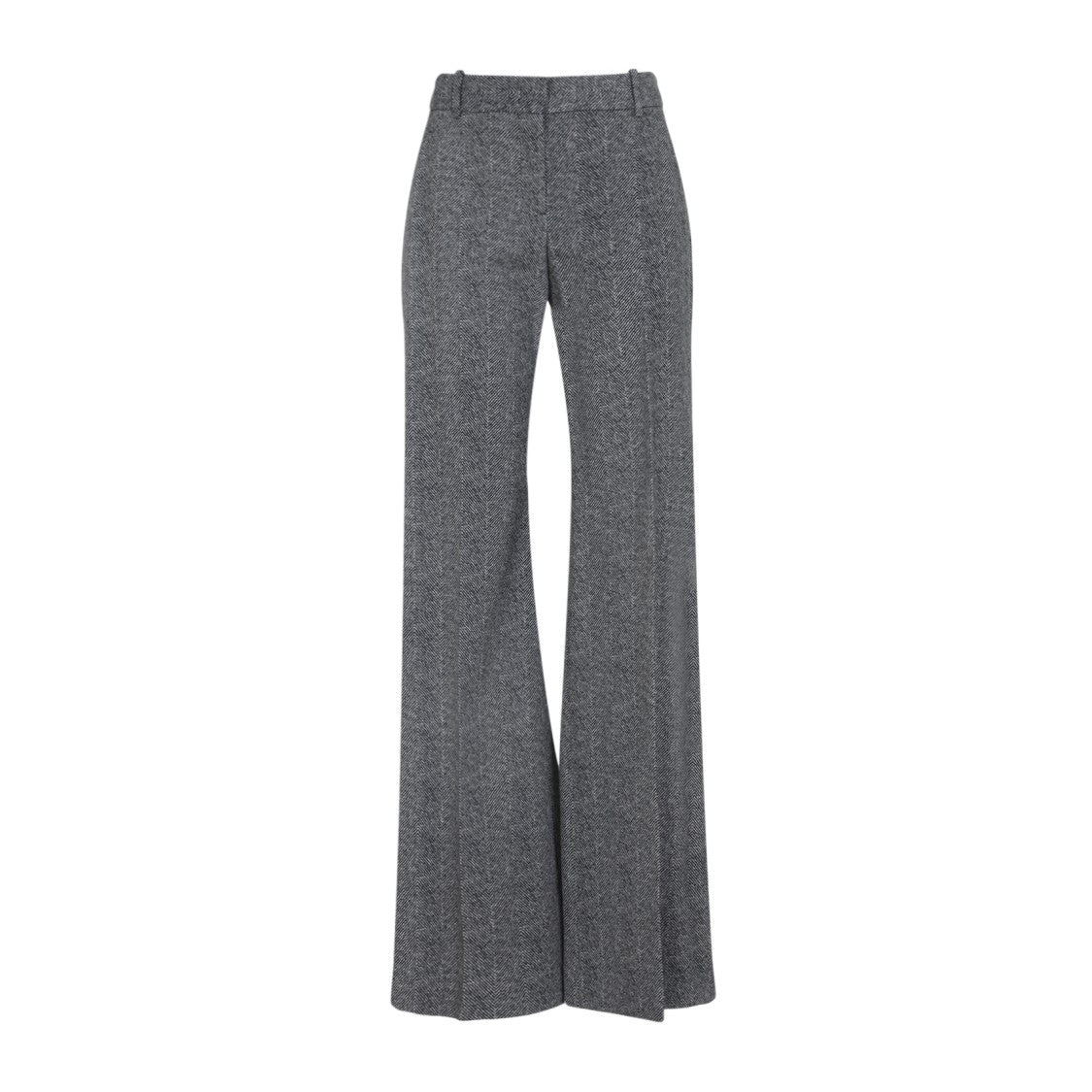 Ermanno Scervino Straight Leg Grey Viscose Pants