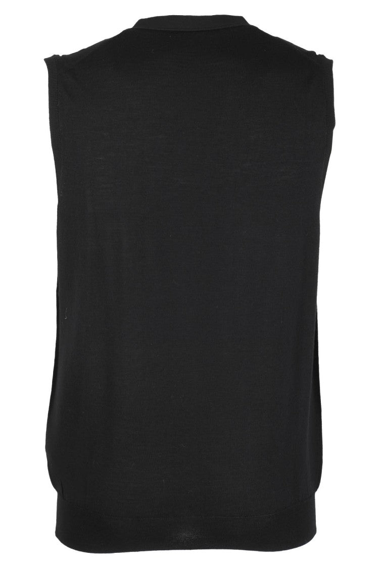 Paolo Pecora Refined Wool Gilet With V-Neckline