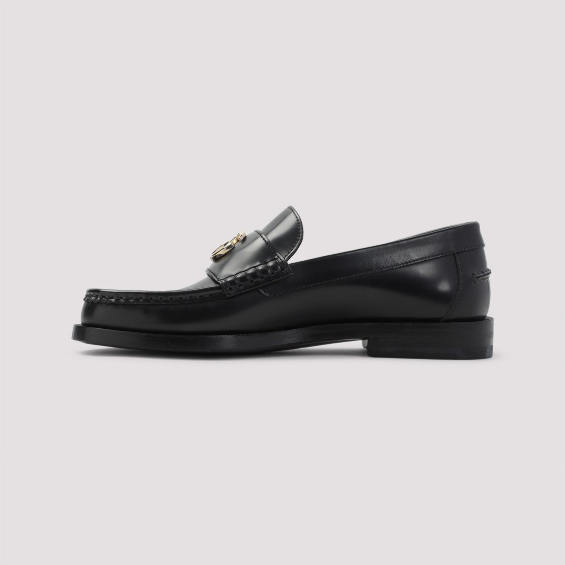 Gucci Polished Leather Gucci Loafers