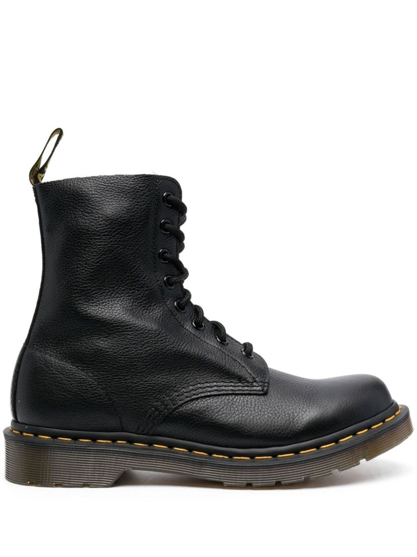 Dr. Martens 1460 Pascal Textured Leather Ankle Boots