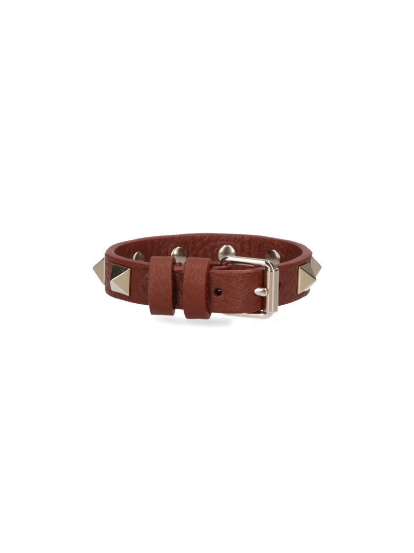 Valentino Garavani "Rockstud" Bracelet – Brown
