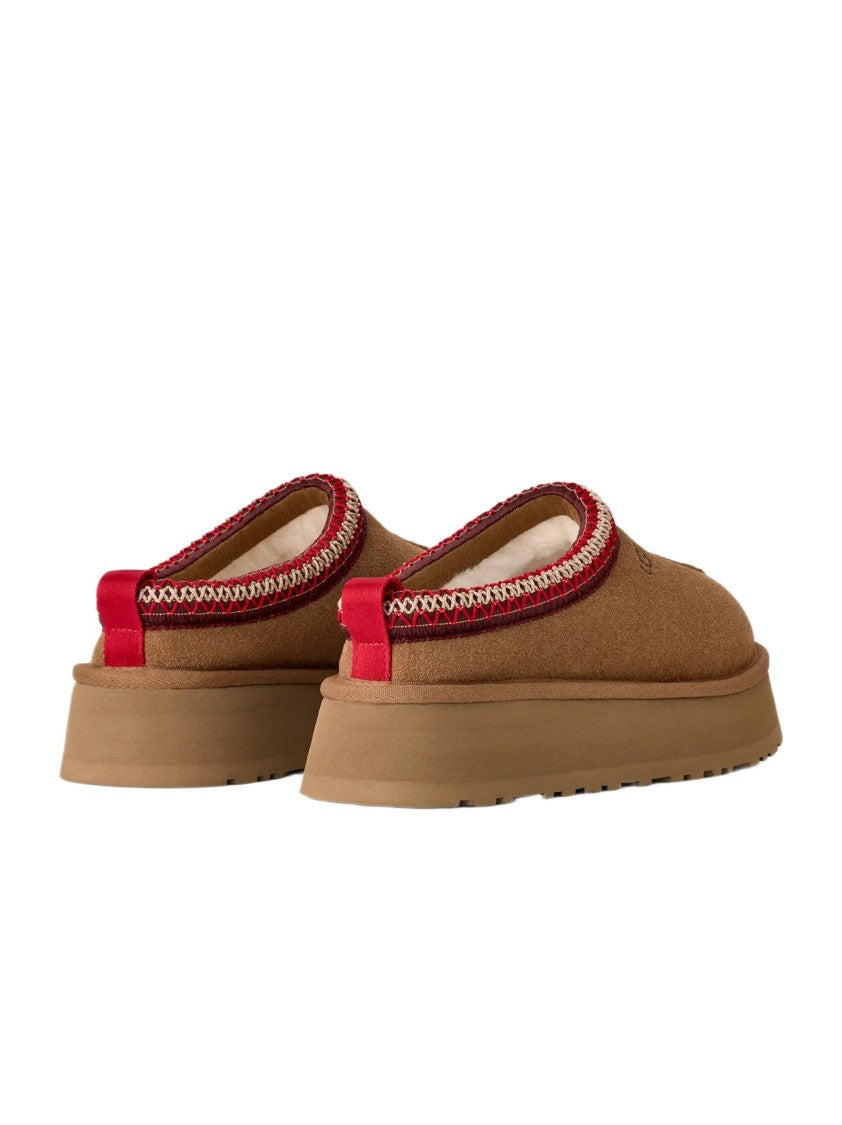 Ugg Platform Slip-On Shoes With Decorative Braided Trim