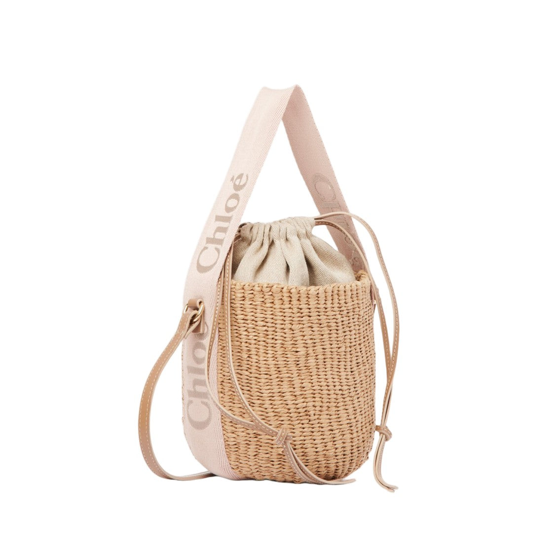 Chloé Woody Rafia Bucket Bag