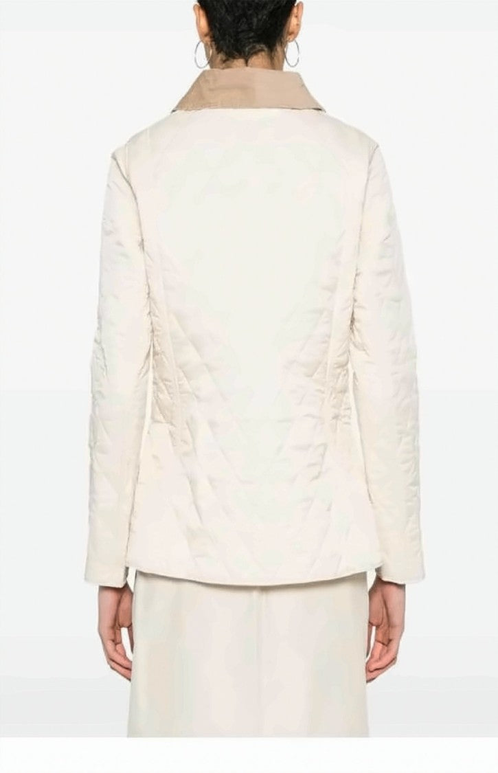 Barbour Diamond-Quilted Casual Jacket With Textured Collar