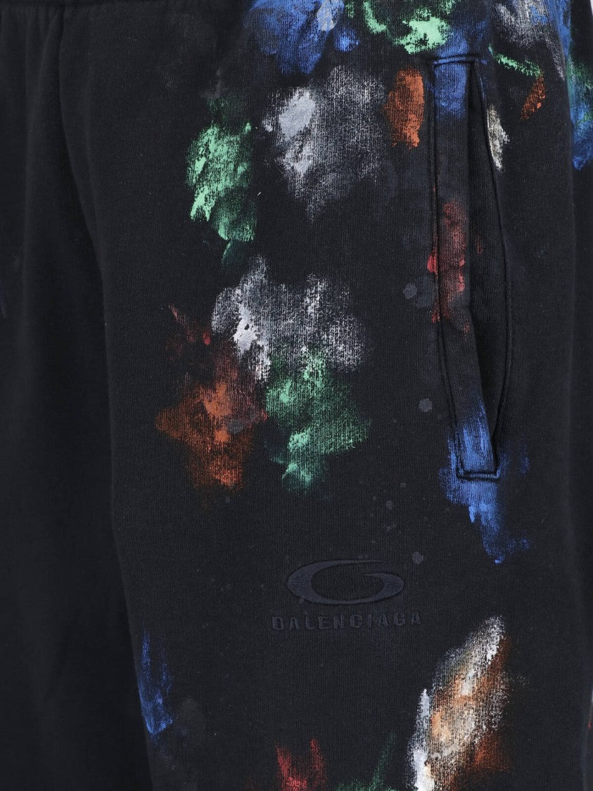 Balenciaga Black Painter’S Shirt Straight-Leg Pants