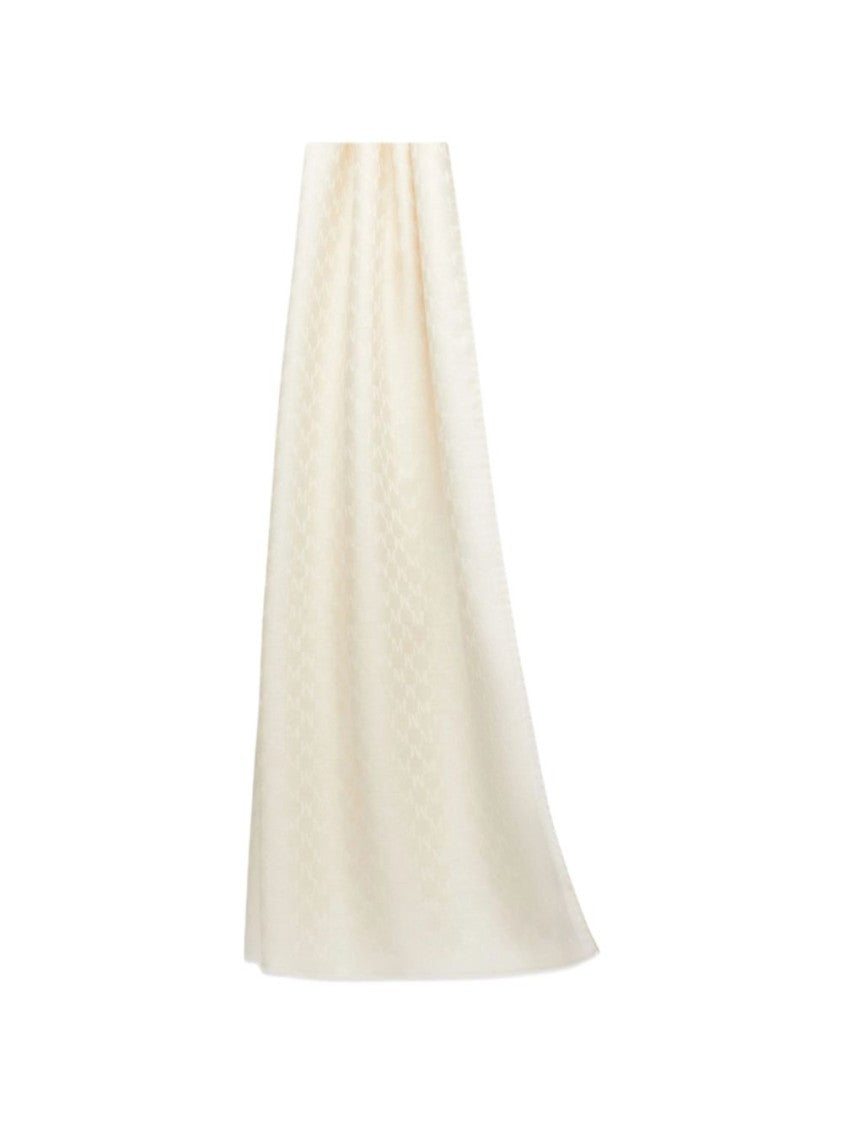 Max Mara Soft Jacquard Scarf With Delicate Sheen