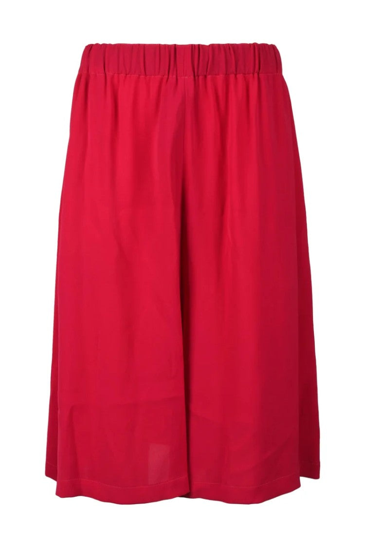 Semi Couture Pink Elastic Triacetate-Blend Shorts