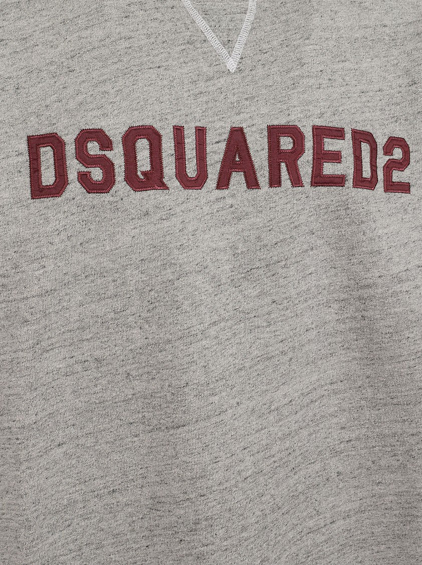Dsquared2 Varsity-Inspired D2 College Sweatshirt With Embossed Logo