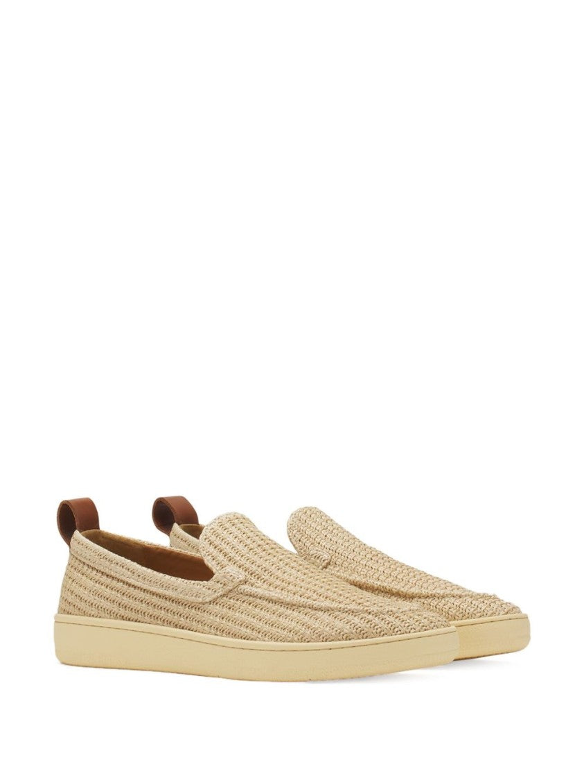 Lanvin Woven Texture Loafers