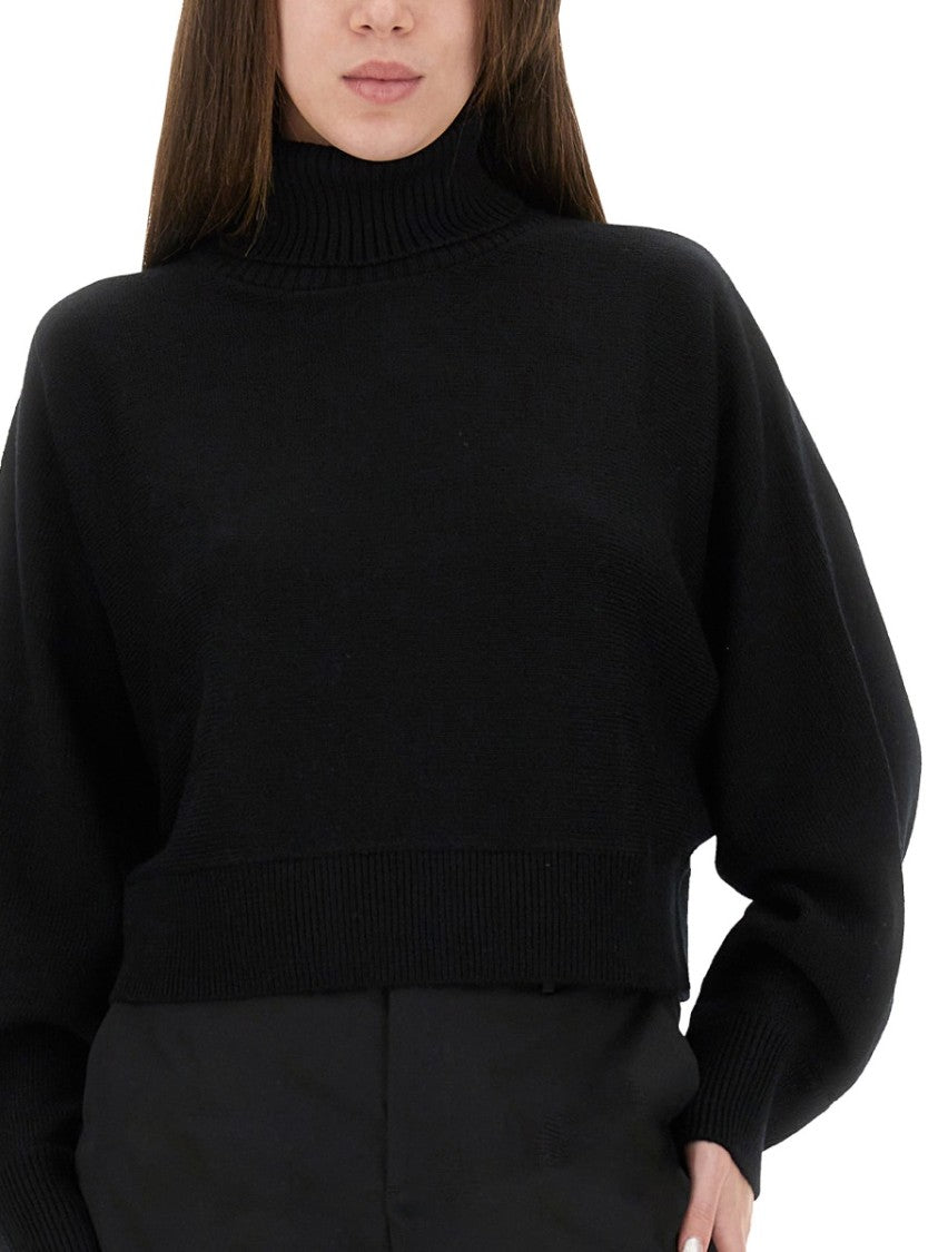 Michael Michael Kors Cropped Black Sweater