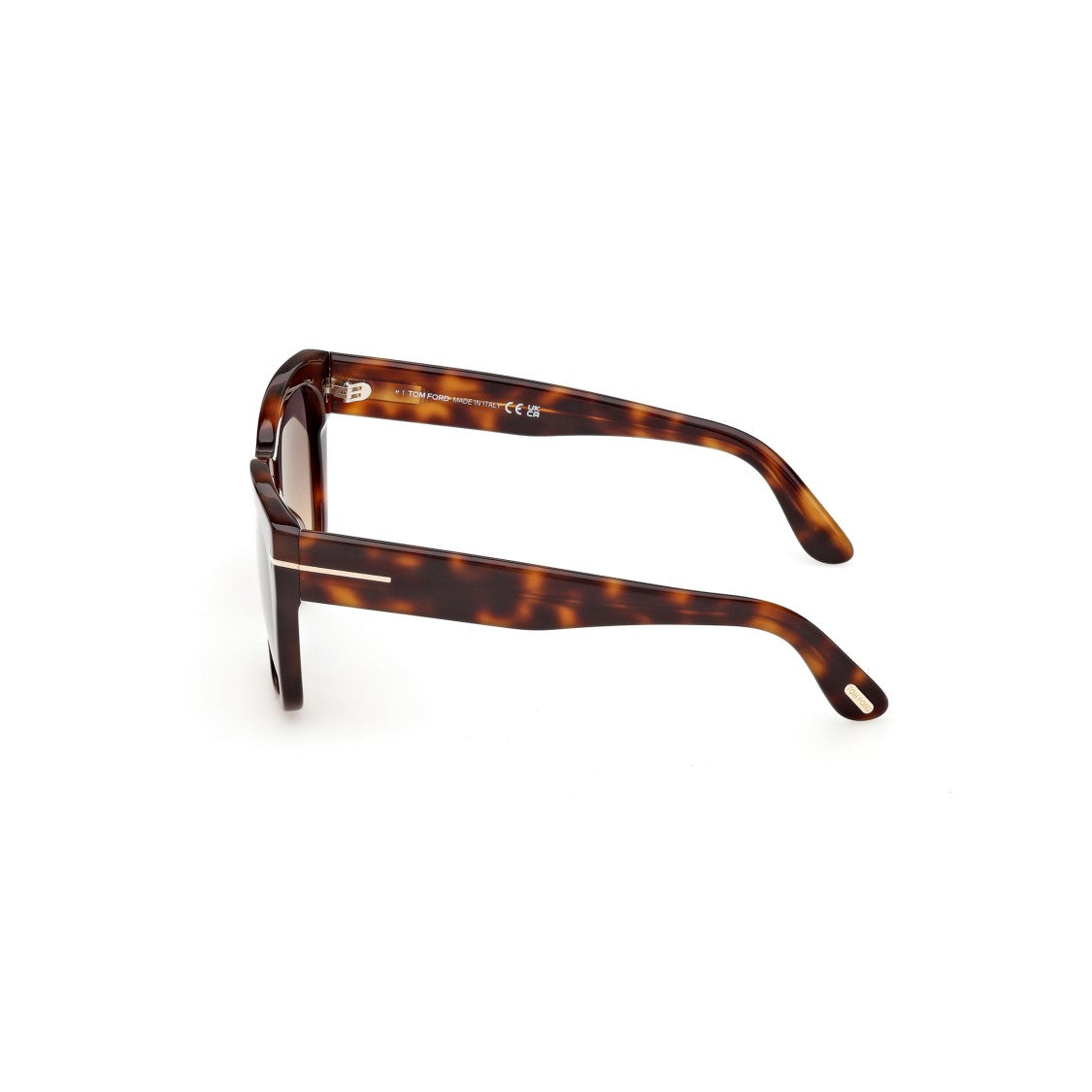 Tom Ford Ft1343 Bold Tortoiseshell Square Frame Sunglasses