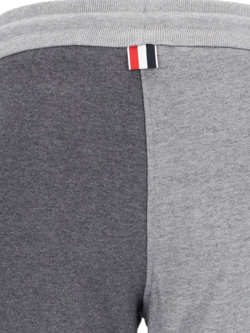 Thom Browne "Loopback 4-Bar" Sweatpants – Grey