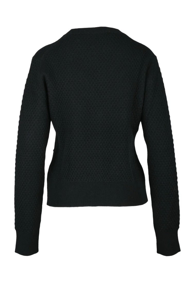 Max Mara Ellade Short Cashmere Sweater - Black