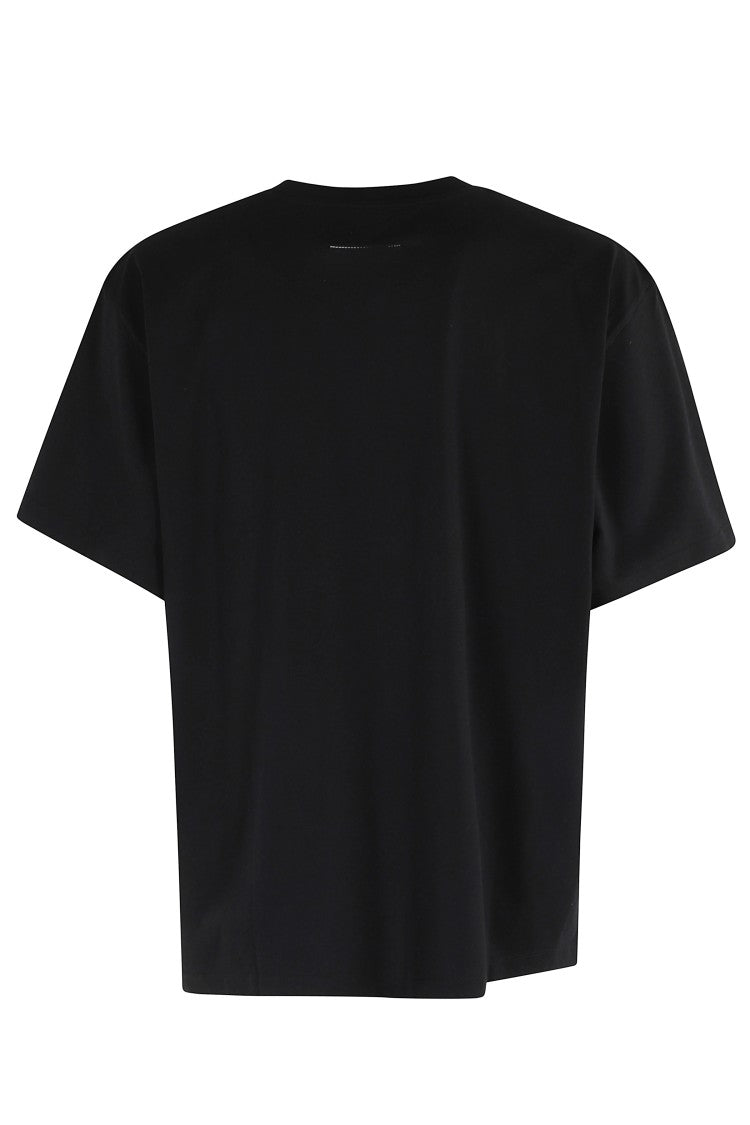 Mm6 By Maison Margiela Minimalist Black Short-Sleeve T-Shirt