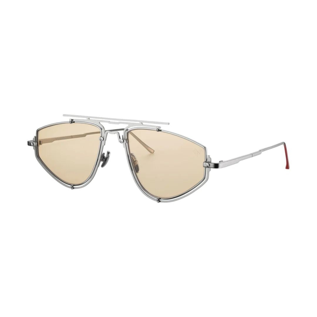 Vysen Caden Cd-2 Geometric Silver Frame Sunglasses