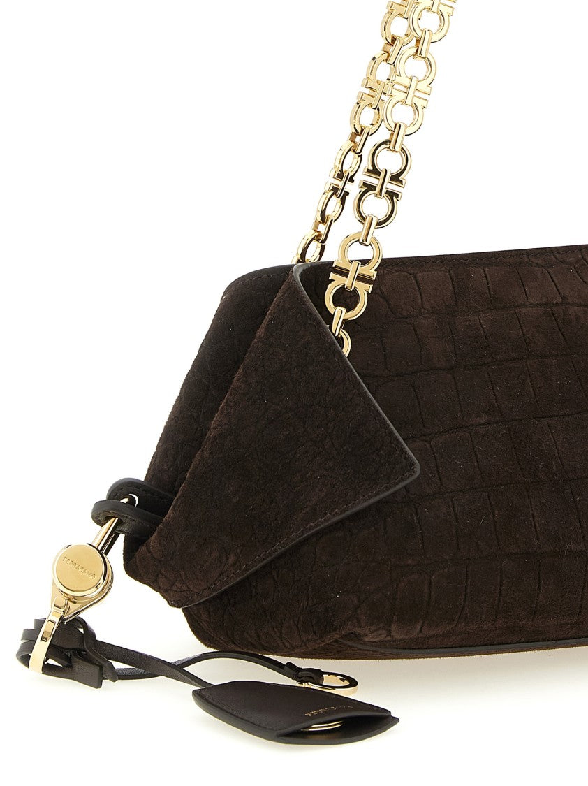 Ferragamo ' (S)' Shoulder Bag