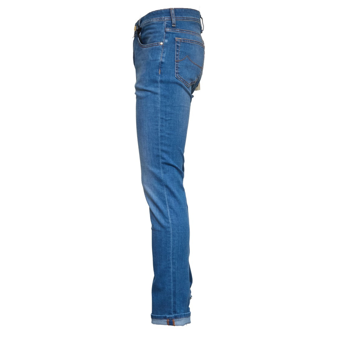 Jacob Cohen Bard Logo Button Skinny Jeans