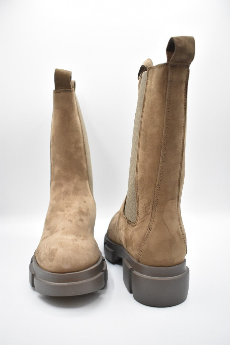 Copenhagen Studios Beige Nabuk Boots