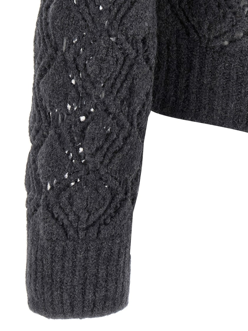Jil Sander Openwork Wool Cardigan