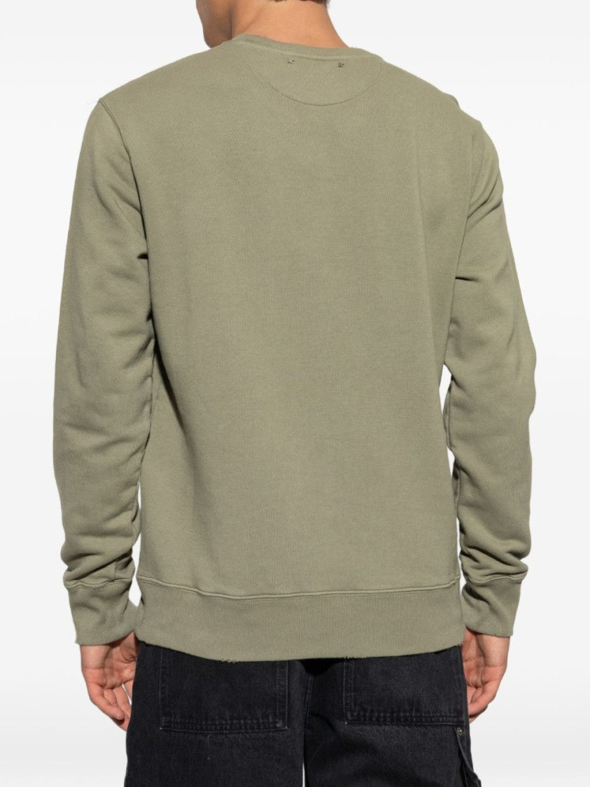 Golden Goose Casual Crewneck Collegiate Graphic Sweater