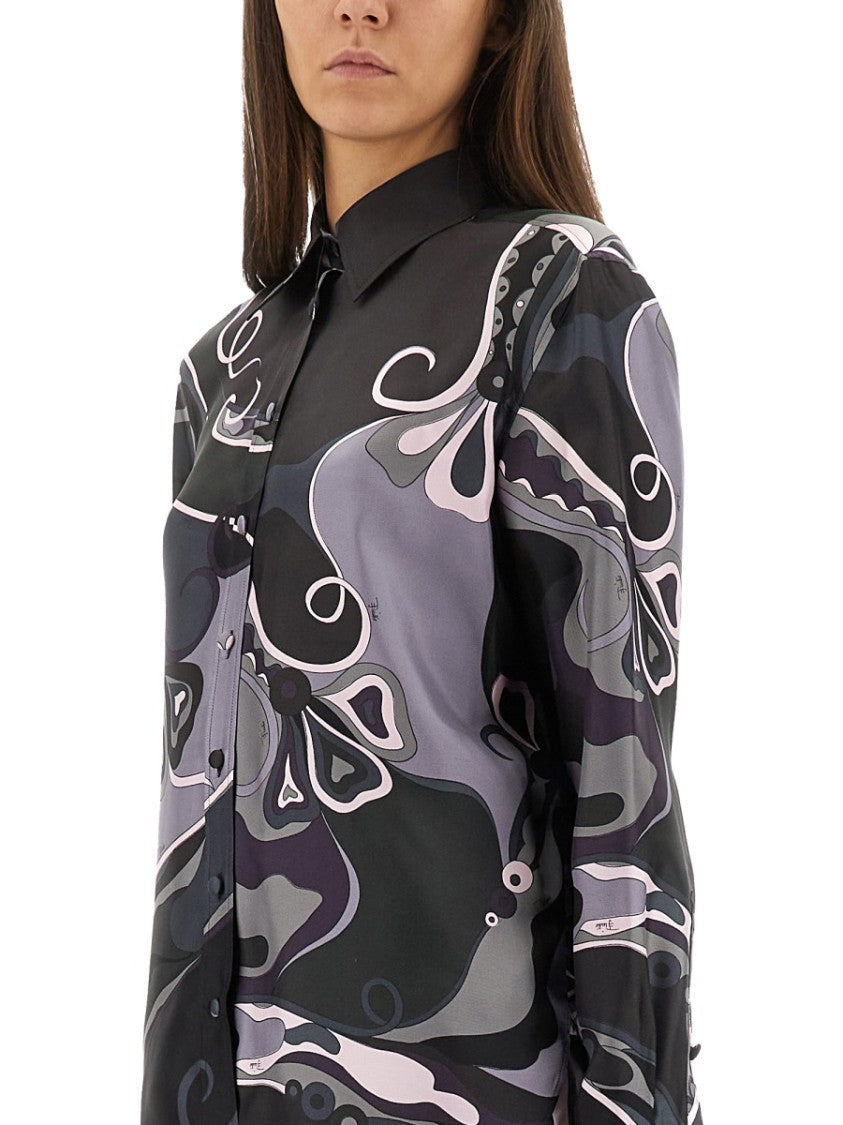 Pucci Orchid Print Shirt