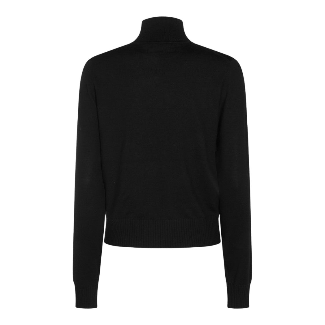 Zimmermann High Turtleneck Sweater With Lace Panel Detail