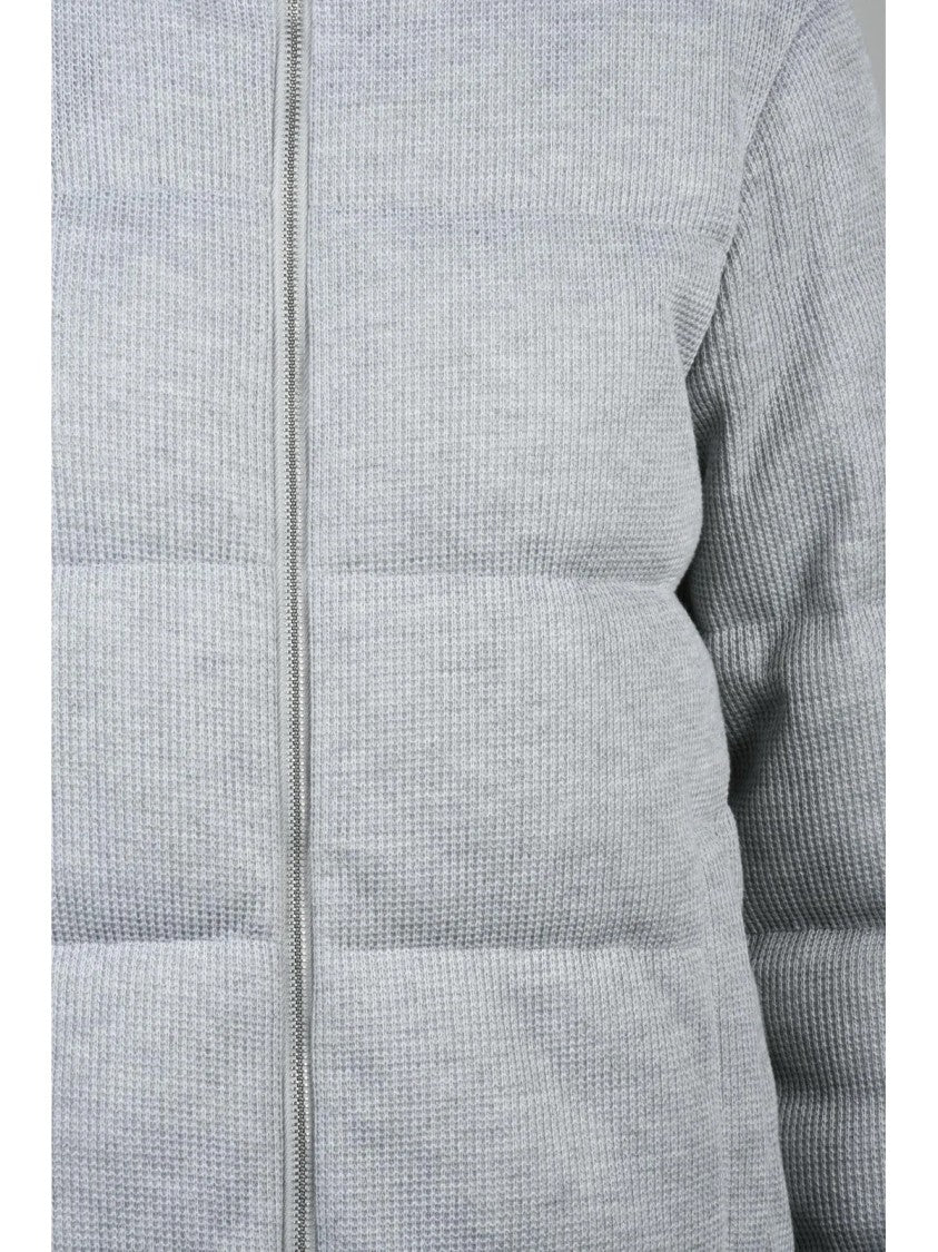 Unity Grey Recycled Polyester Tricotech Down Jacket
