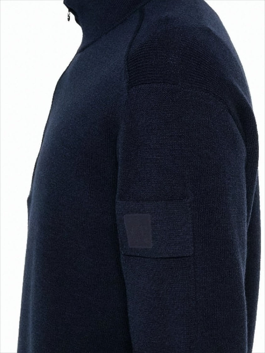 C.P. Company Long-Sleeve Pullover With Half-Zip And Distinctive Patch Pocket