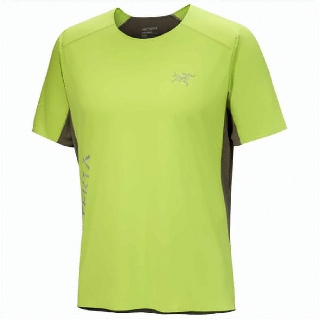 Arc'teryx Lime Green Dark Olive Panel T-Shirt