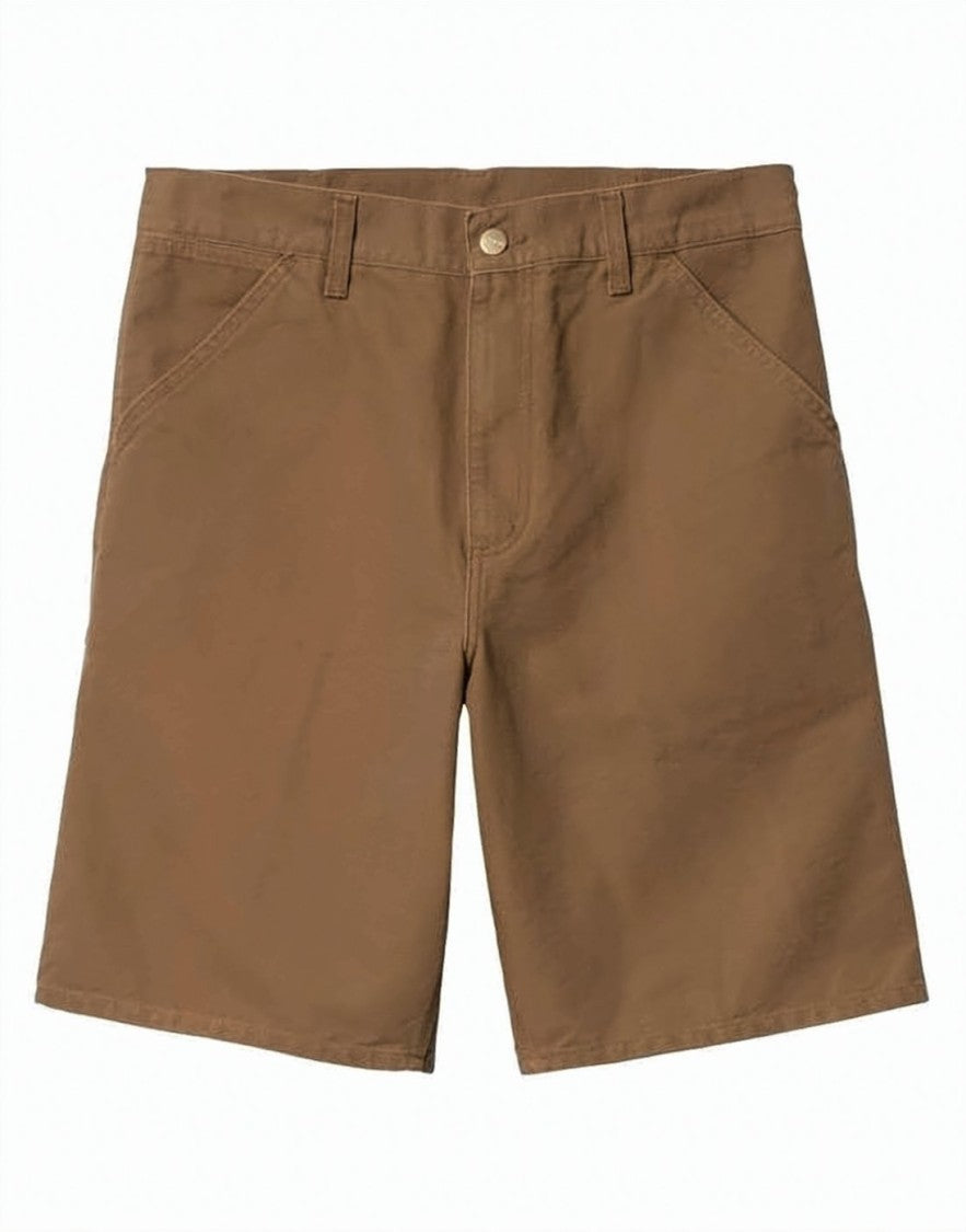 Carhartt Wip Brown Straight-Cut Cotton Shorts