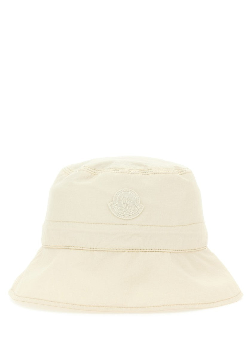Moncler Bucket Hat With Front Logo Patch