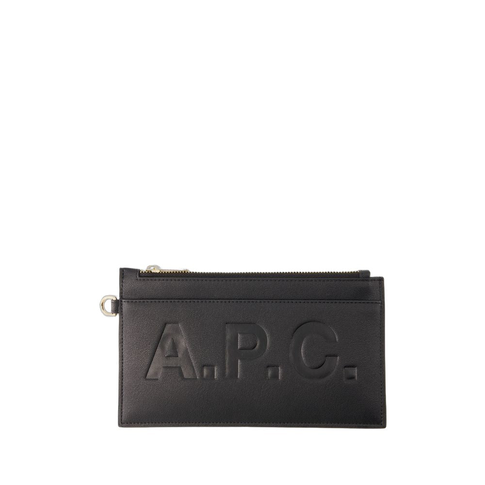 A.P.C. Market Clutche - Synthetic - Black
