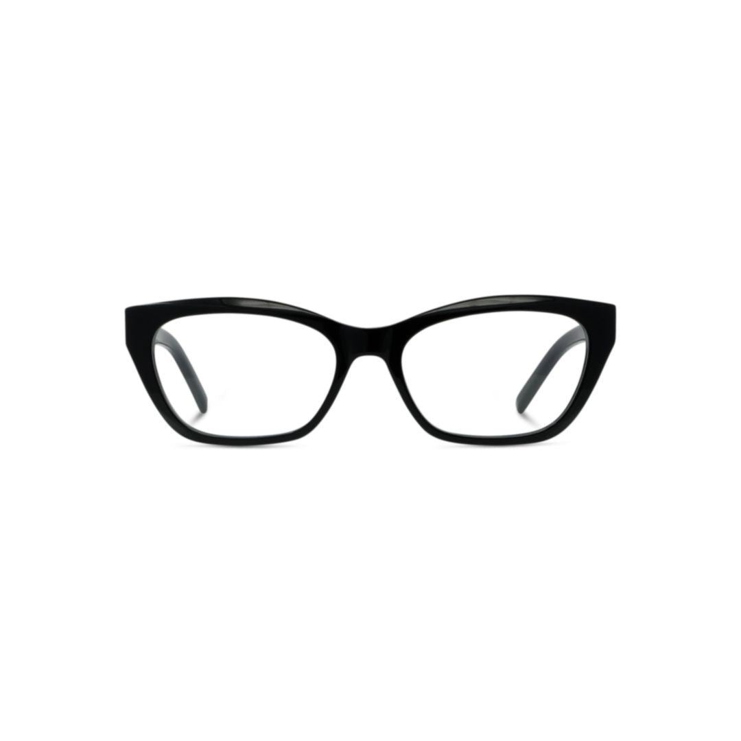 Givenchy Bold Rectangular Black Eyeglasses With Timeless Design