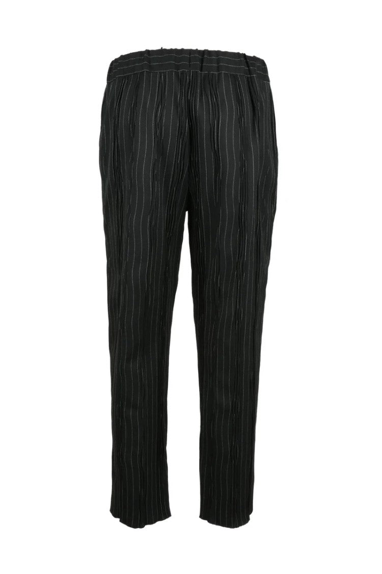 Collection Privee? Comfort Fit Trousers - Black/White