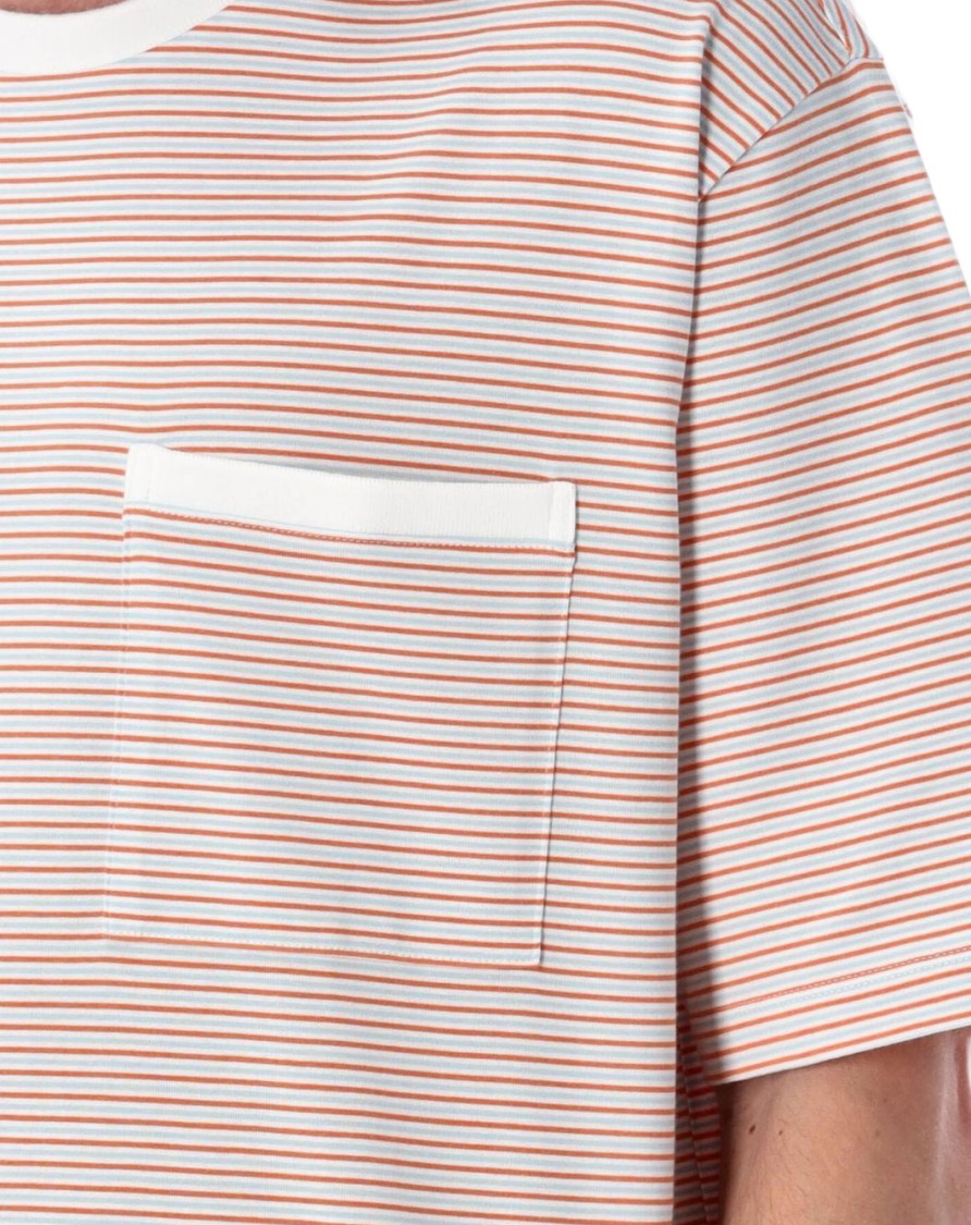 Thom Browne Relaxed Fit Striped T-Shirt
